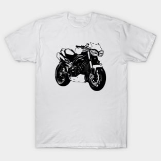 Triumph Street Triple Sketch Art T-Shirt